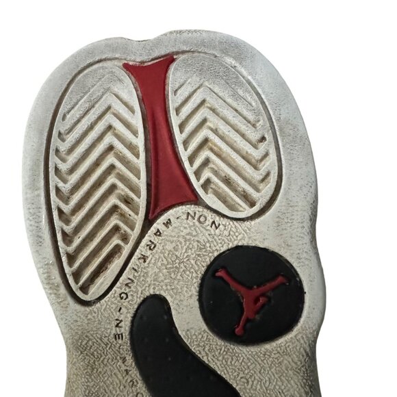 Nike Jordan High-top Sneakers Toddler Size 8C White Black Hook and Loop Closure - Picture 8 of 10